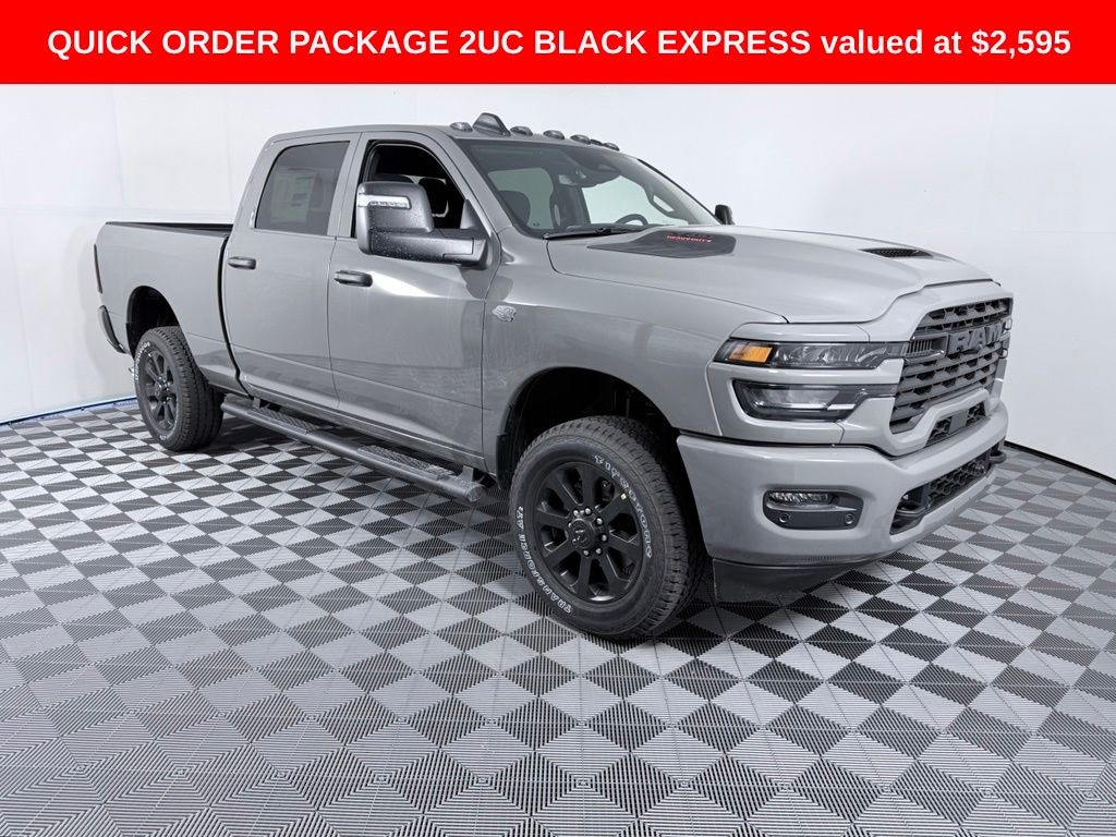 New 2027 Ram 2500 BLACK EXPRESS CREW CAB 4X4 6'4 BOX Pickup