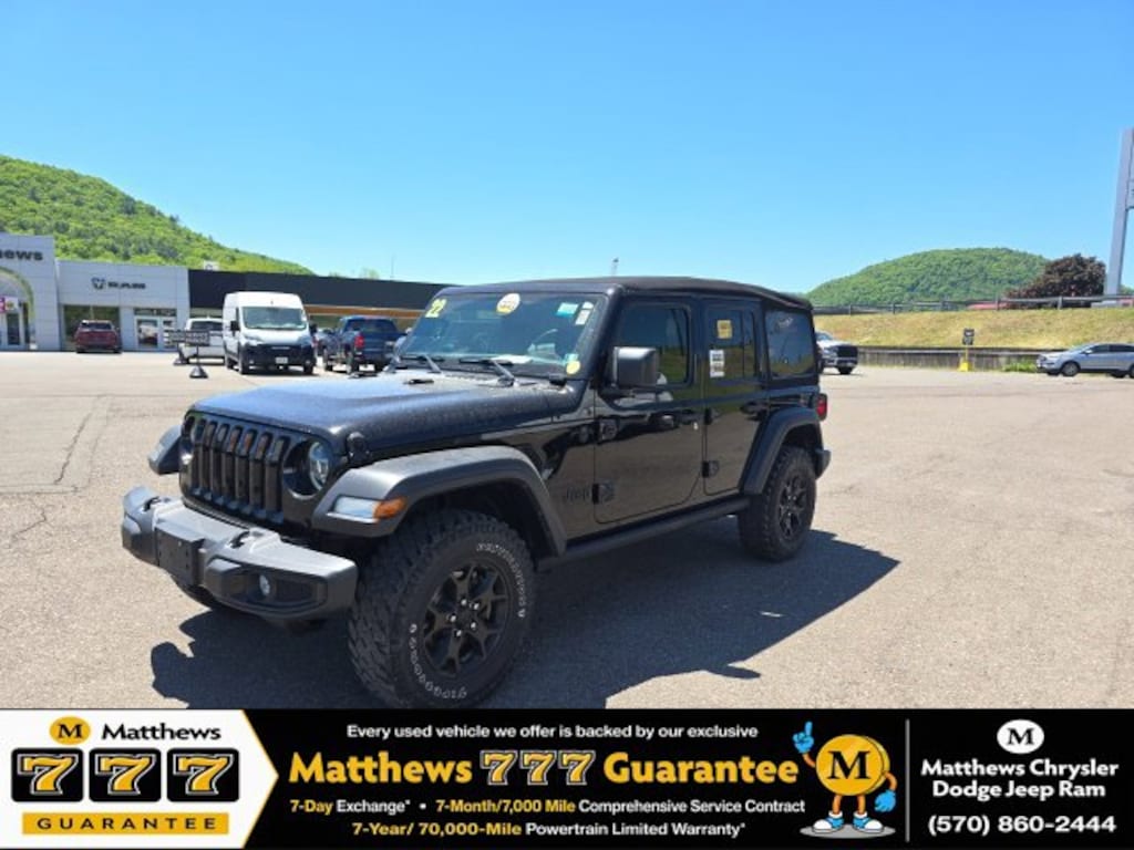 Certified 2022 Jeep Wrangler Unlimited Sport SUV