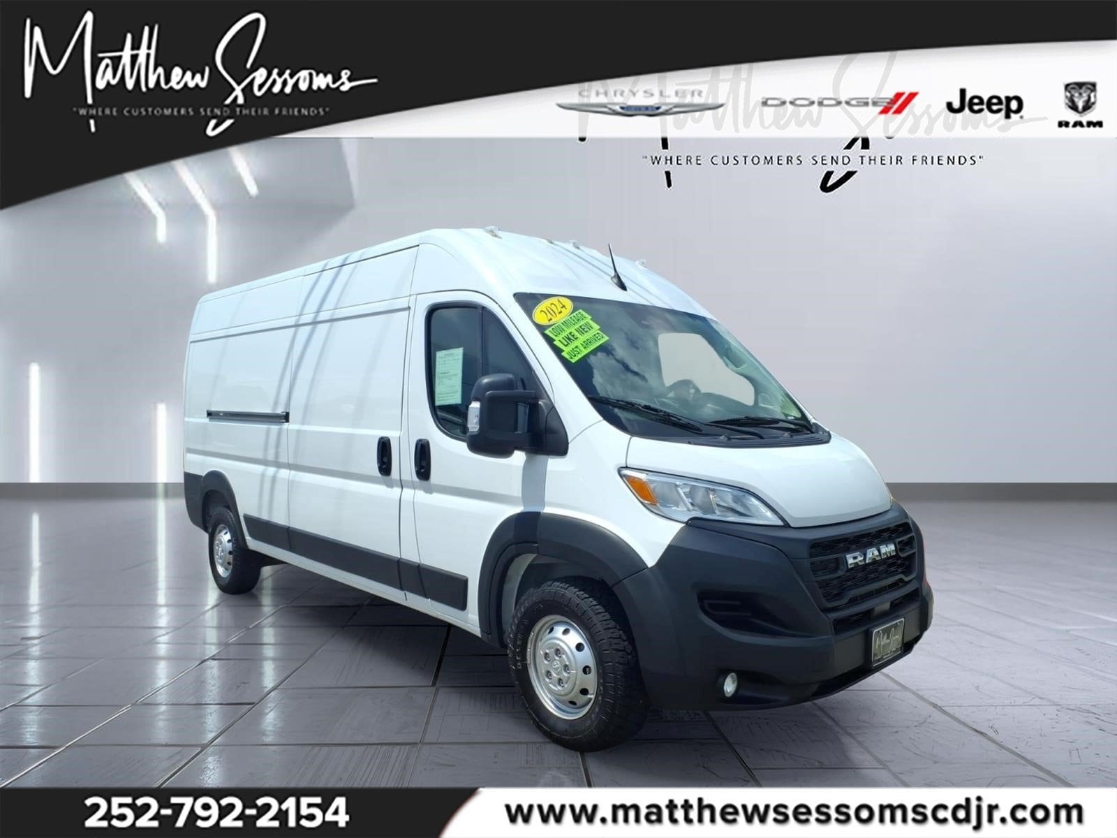 2024 RAM ProMaster Cargo Van Base