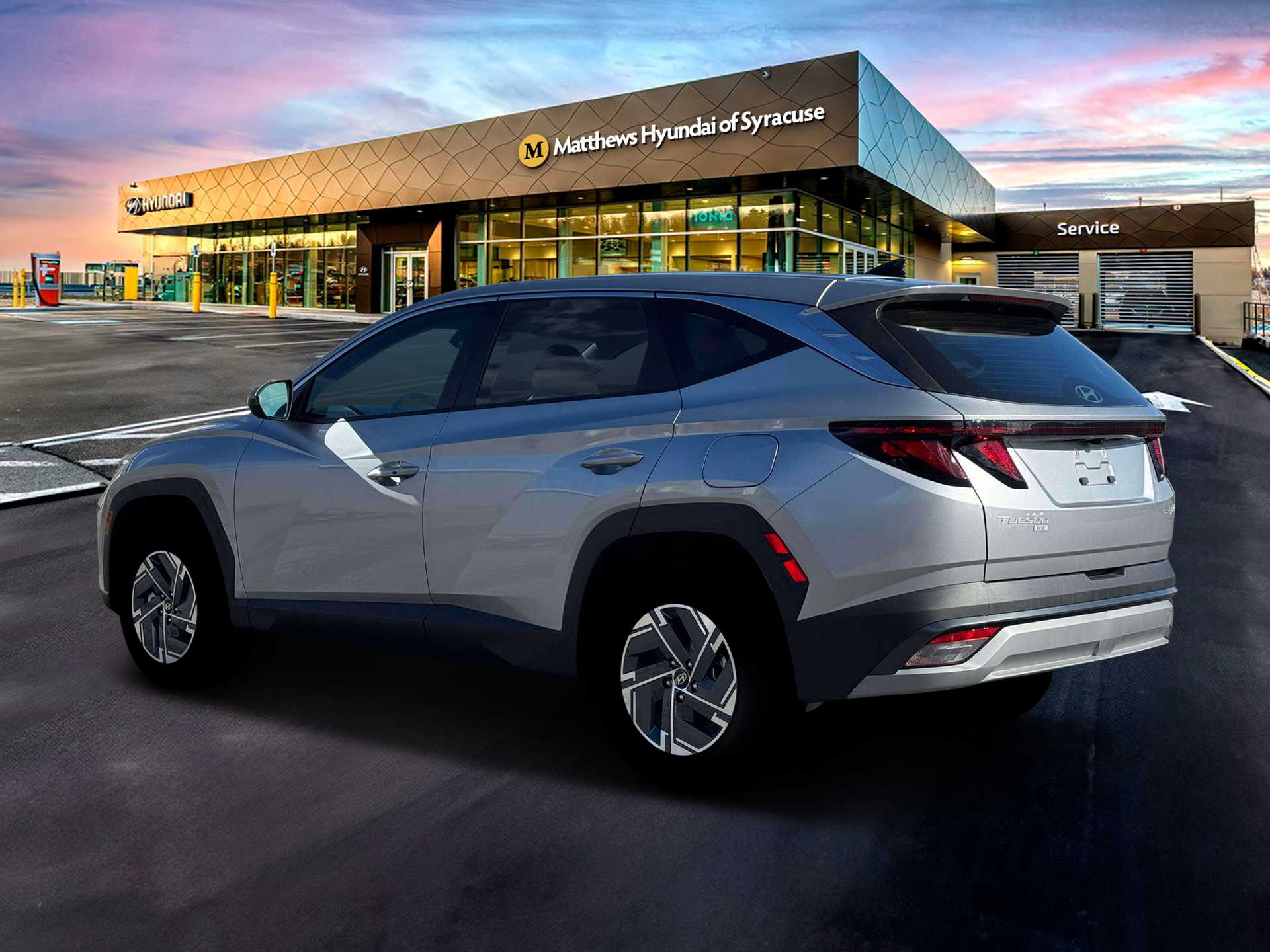New 2026 Hyundai Tucson Hybrid Blue SUV