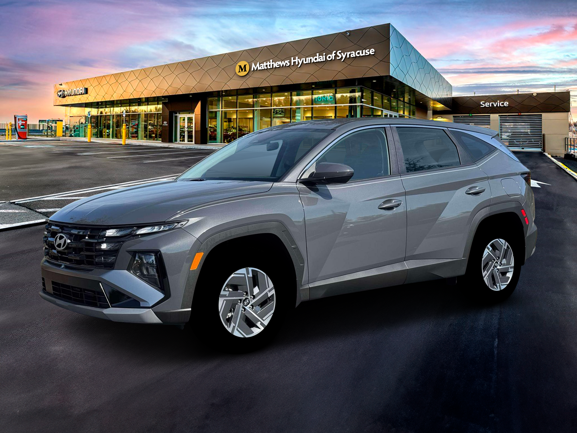 New 2026 Hyundai Tucson Hybrid Blue SUV