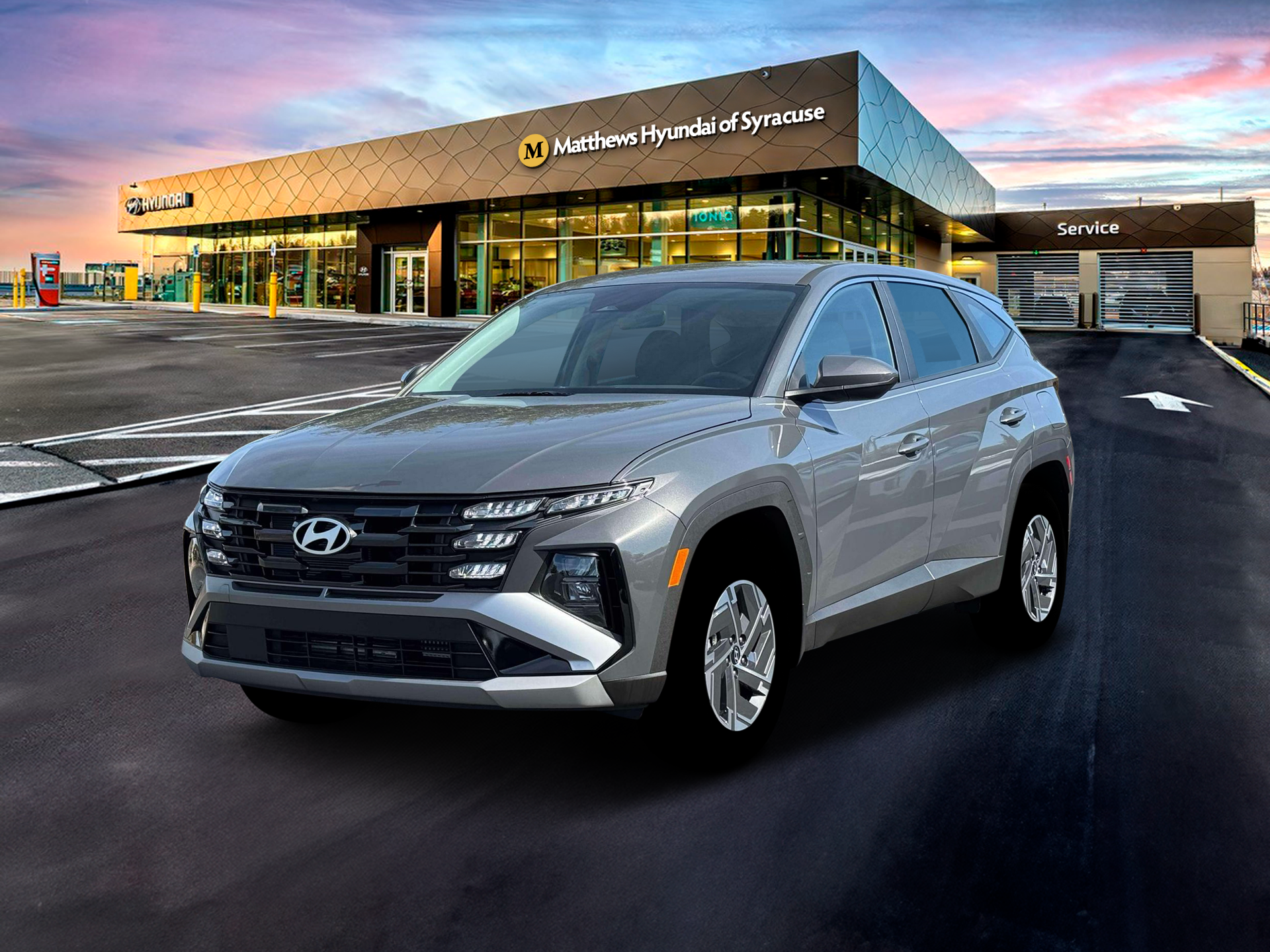 New 2026 Hyundai Tucson Hybrid Blue SUV