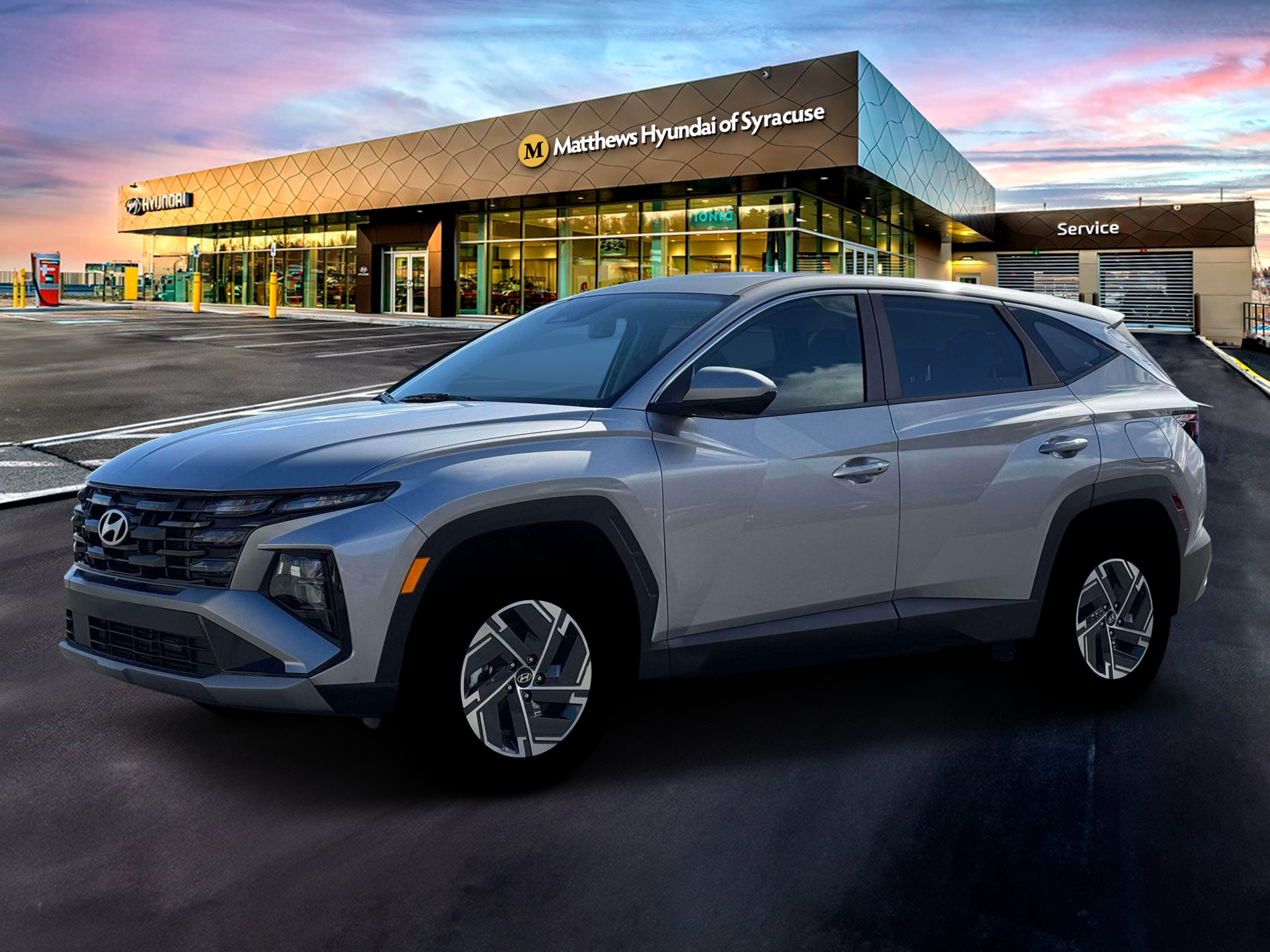 New 2026 Hyundai Tucson Hybrid Blue SUV