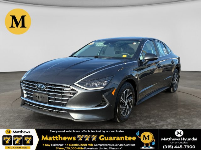 Certified 2023 Hyundai Sonata Hybrid Blue Sedan