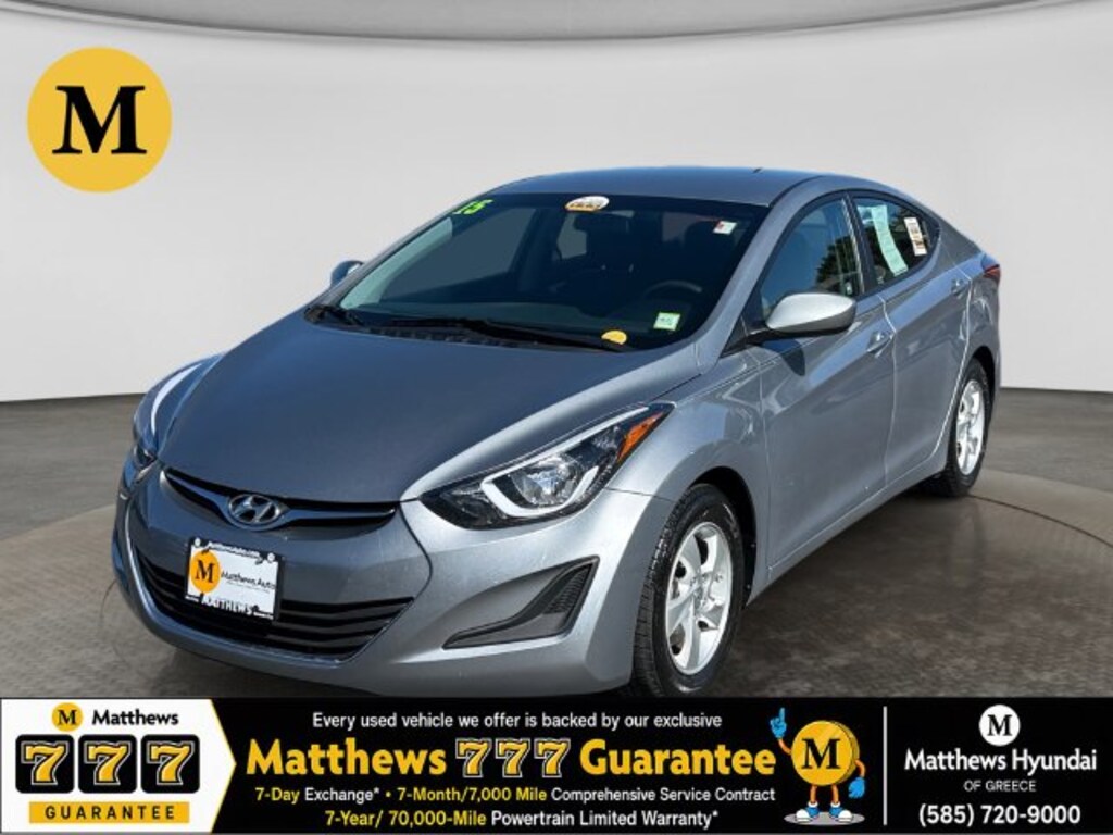 Used 2015 Hyundai Elantra SE Sedan