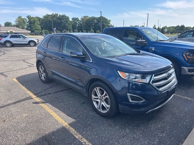 Used 2017 Ford Edge Titanium with VIN 2FMPK4K91HBB75181 for sale in Gladwin, MI