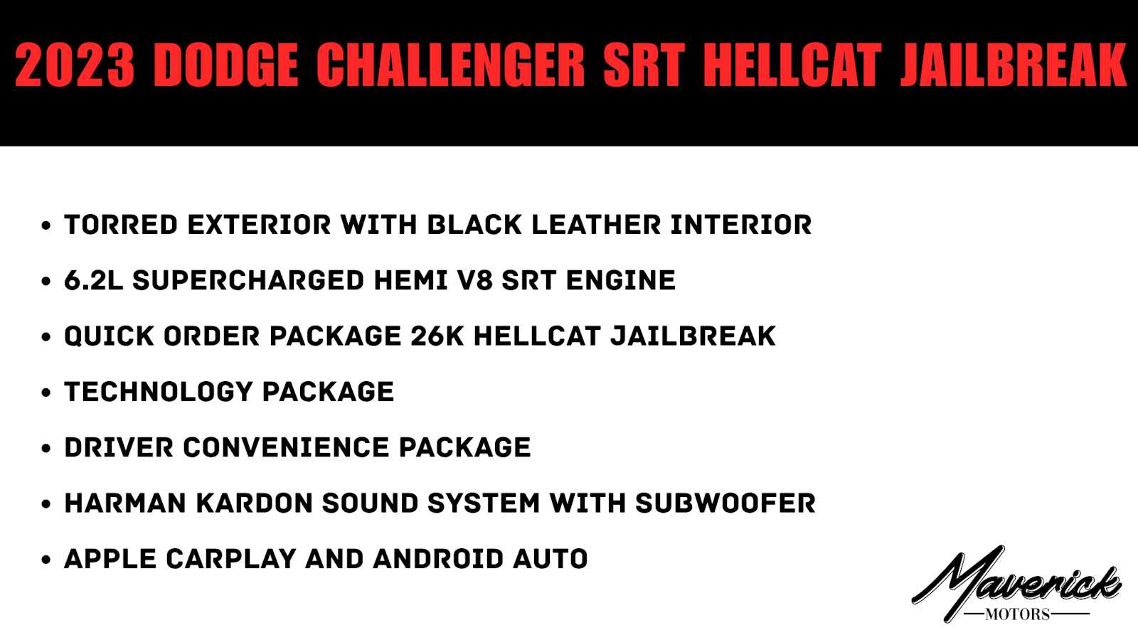 Used 2023 Dodge Challenger SRT Hellcat Jailbreak Coupe