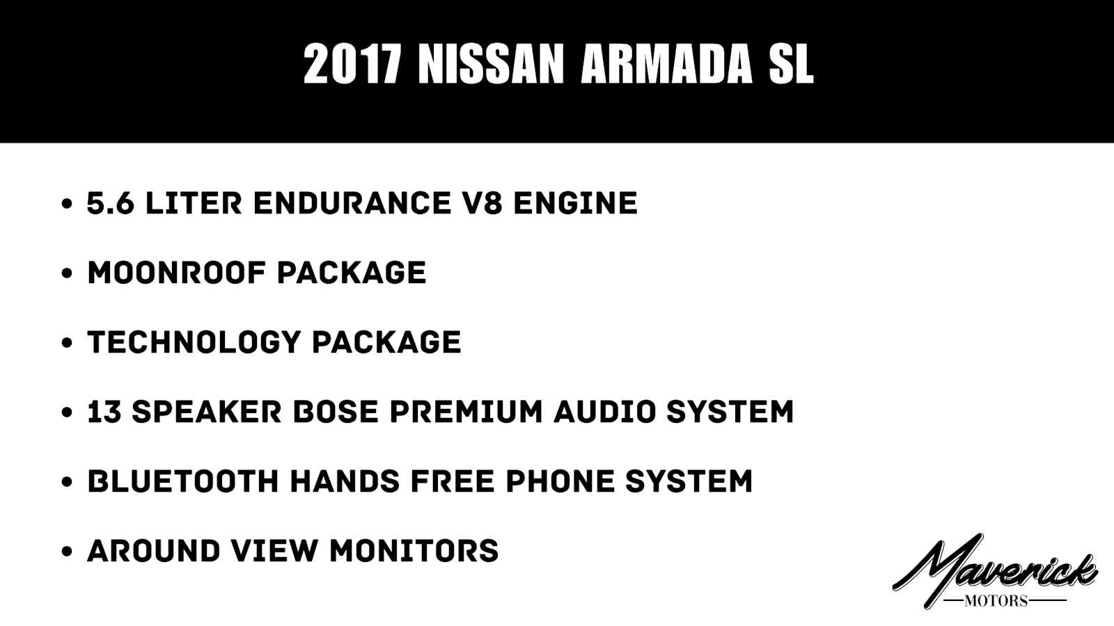 Used 2017 Nissan Armada SL SUV