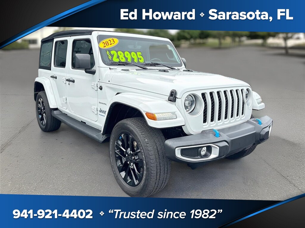 Used 2023 Jeep Wrangler 4xe Sahara SUV