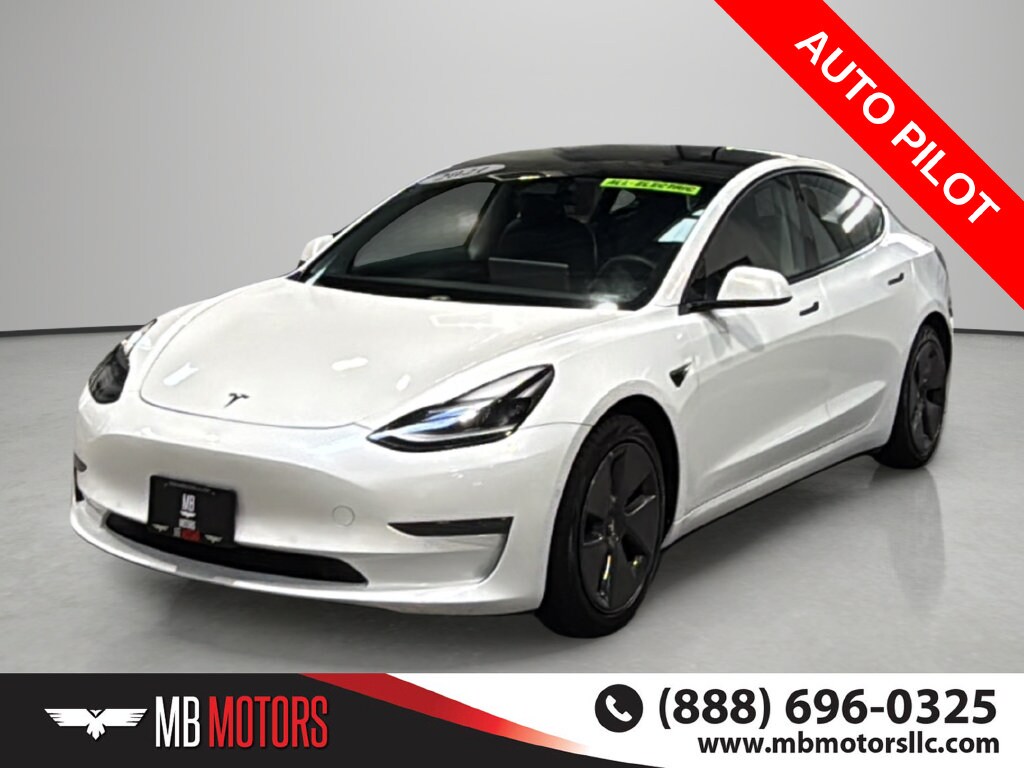 Used 2021 Tesla Model 3 Standard Range Plus Sedan