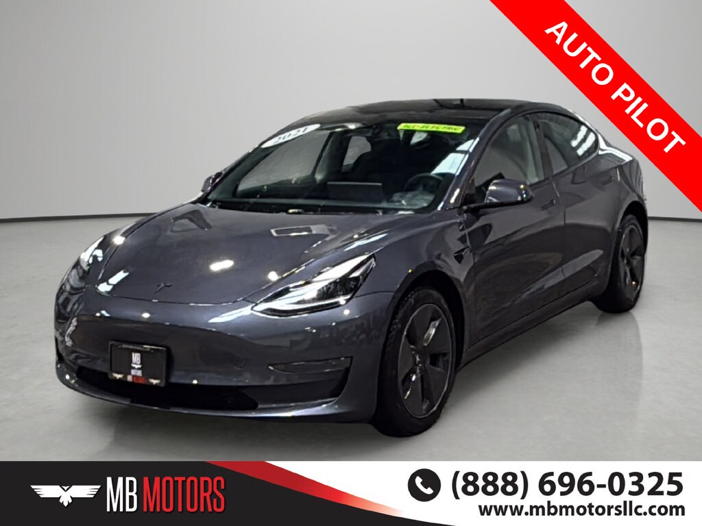 Used 2021 Tesla Model 3 Standard Range Plus Sedan