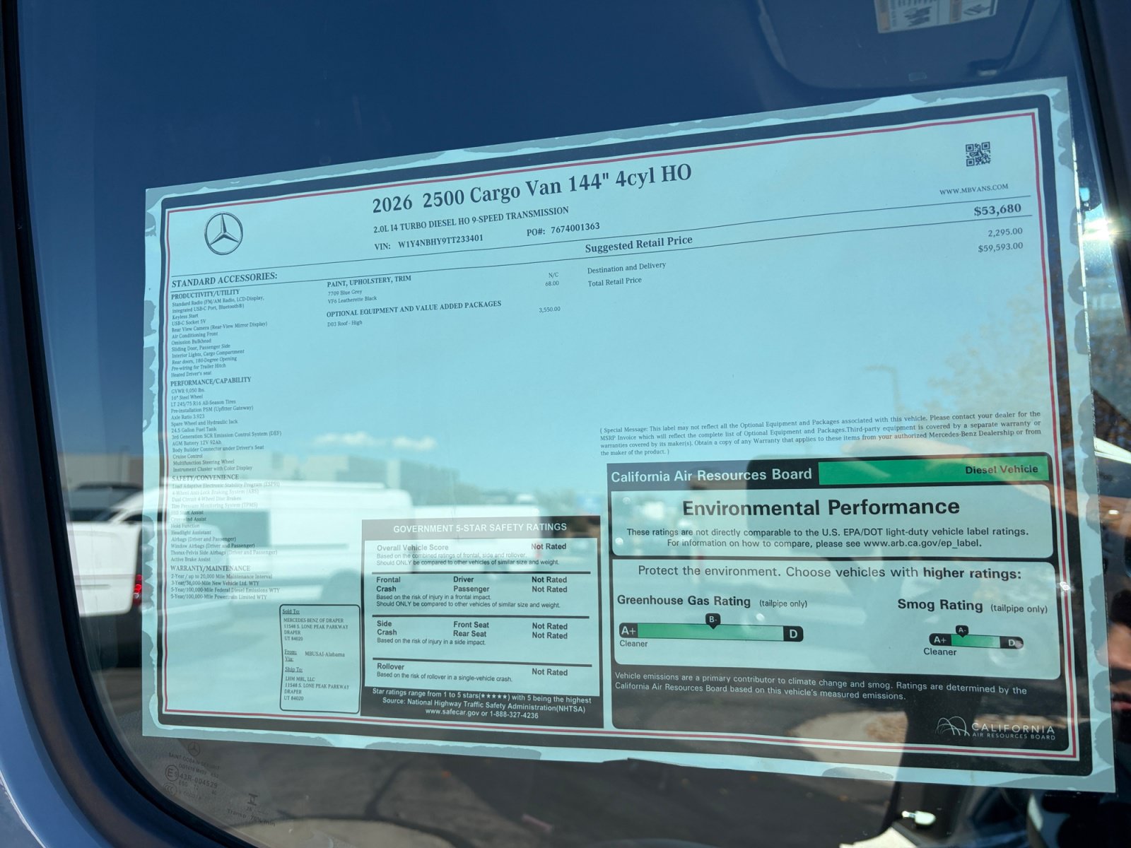 2026 Mercedes-Benz Sprinter Cargo Van Base - Photo 35
