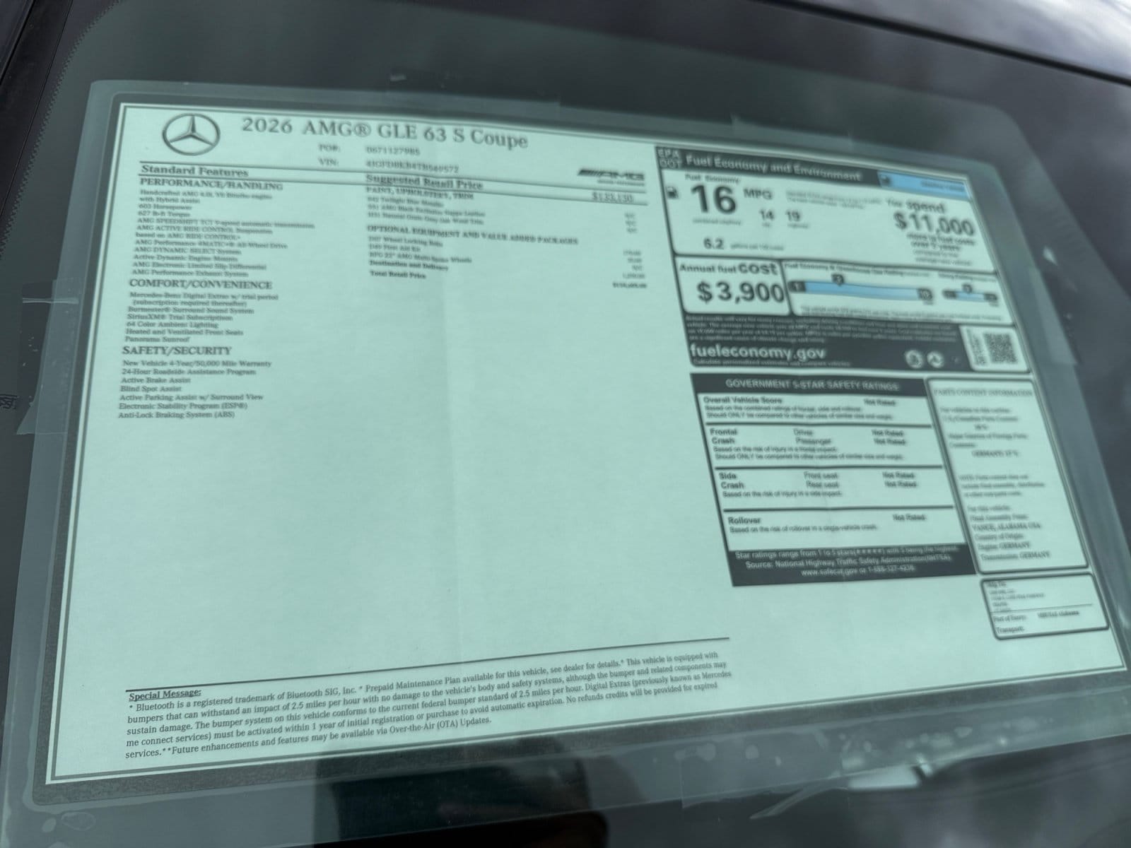 2026 Mercedes-Benz GLE Coupe GLE 63 S AMG - Photo 36