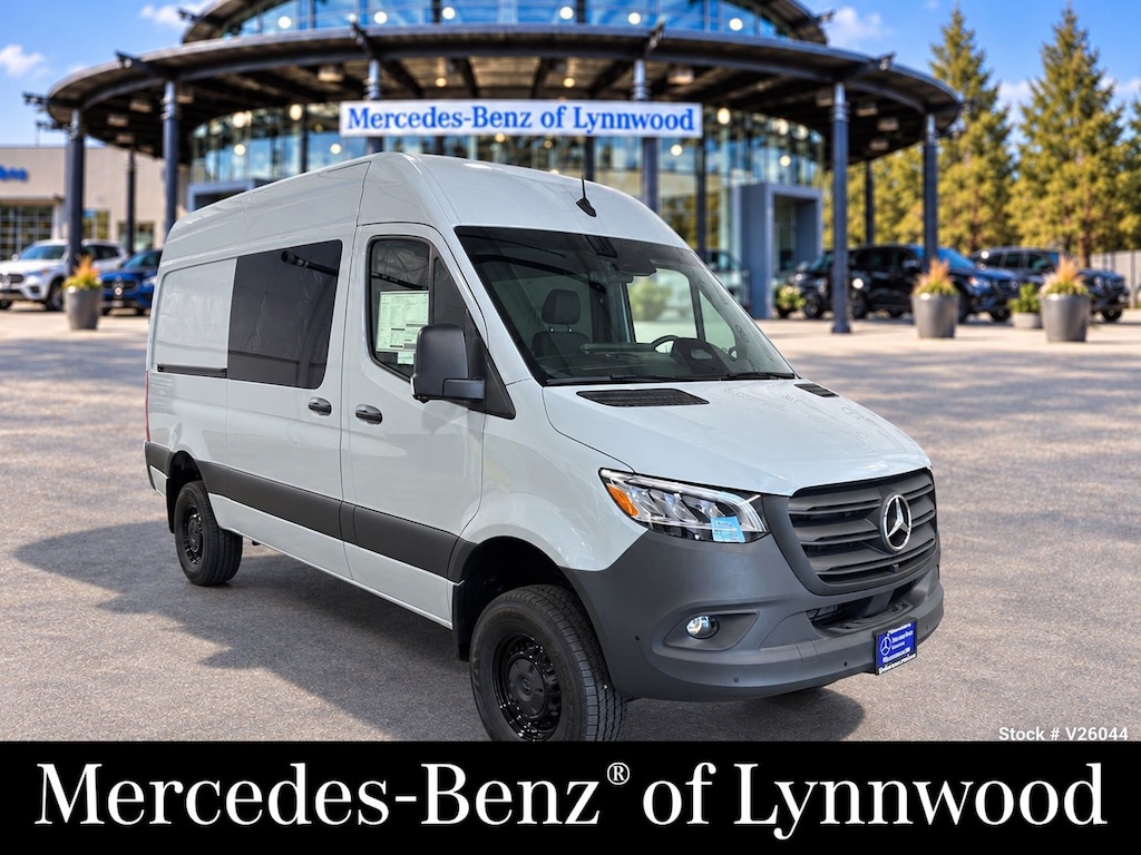 New 2026 Mercedes-Benz Sprinter 2500 Crew 144 WB AWD Cargo Van