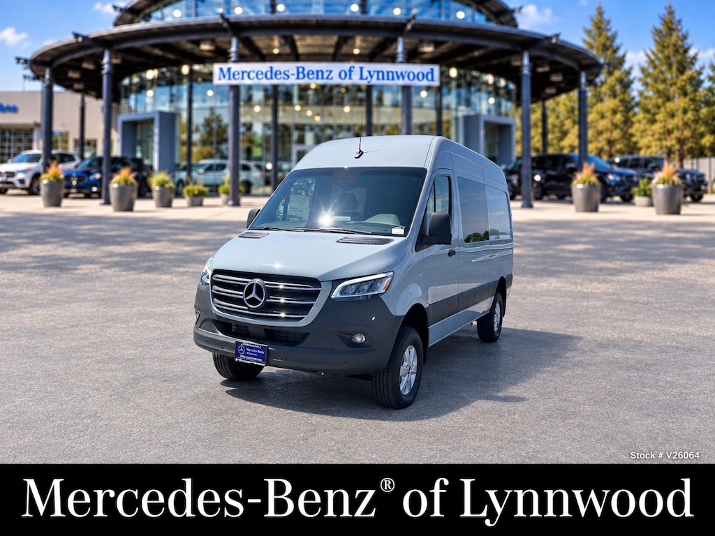 New 2026 Mercedes-Benz Sprinter 2500 Crew 144 WB AWD Cargo Van