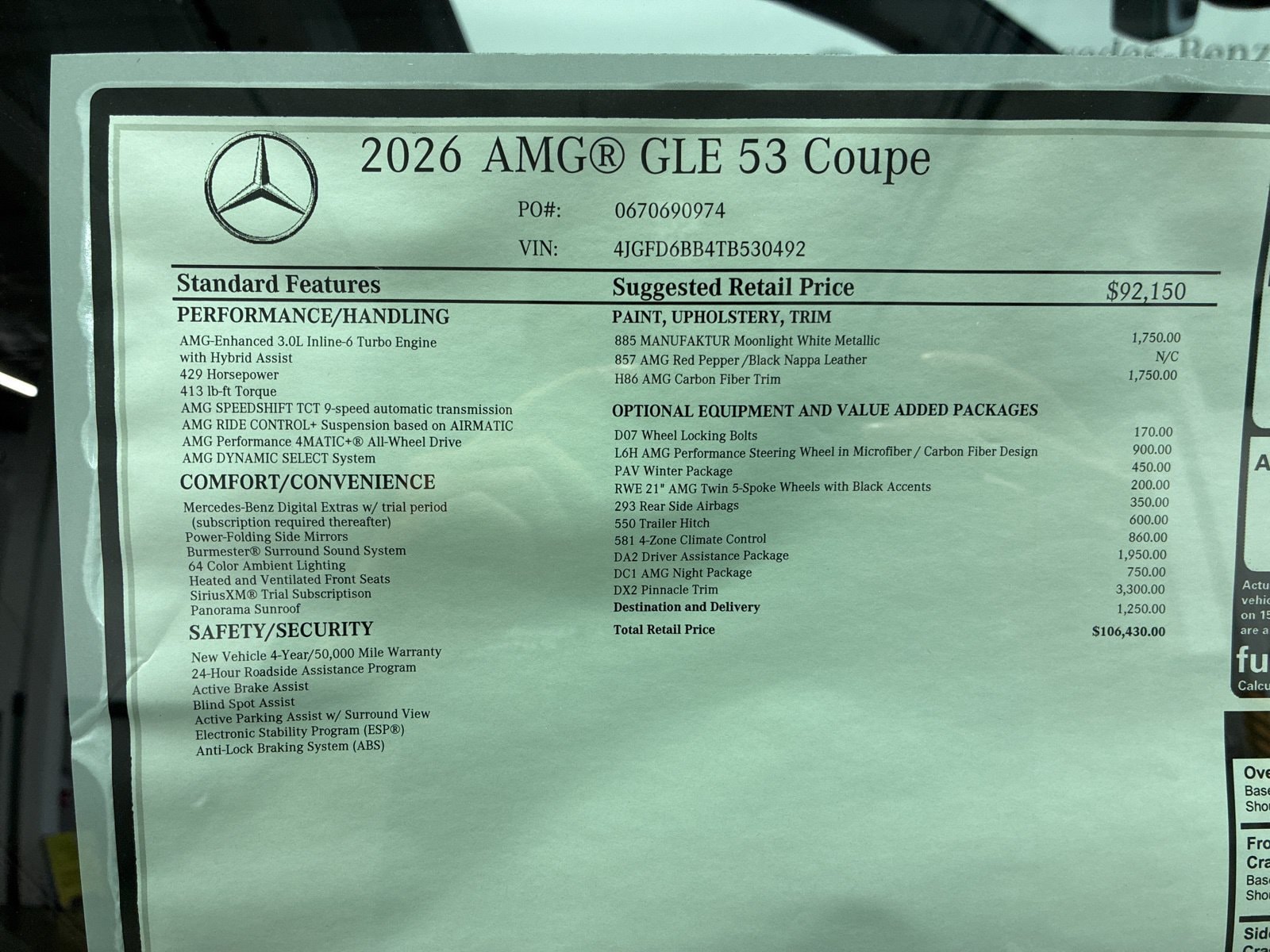 2026 Mercedes-Benz GLE Coupe GLE 53 AMG - Photo 23