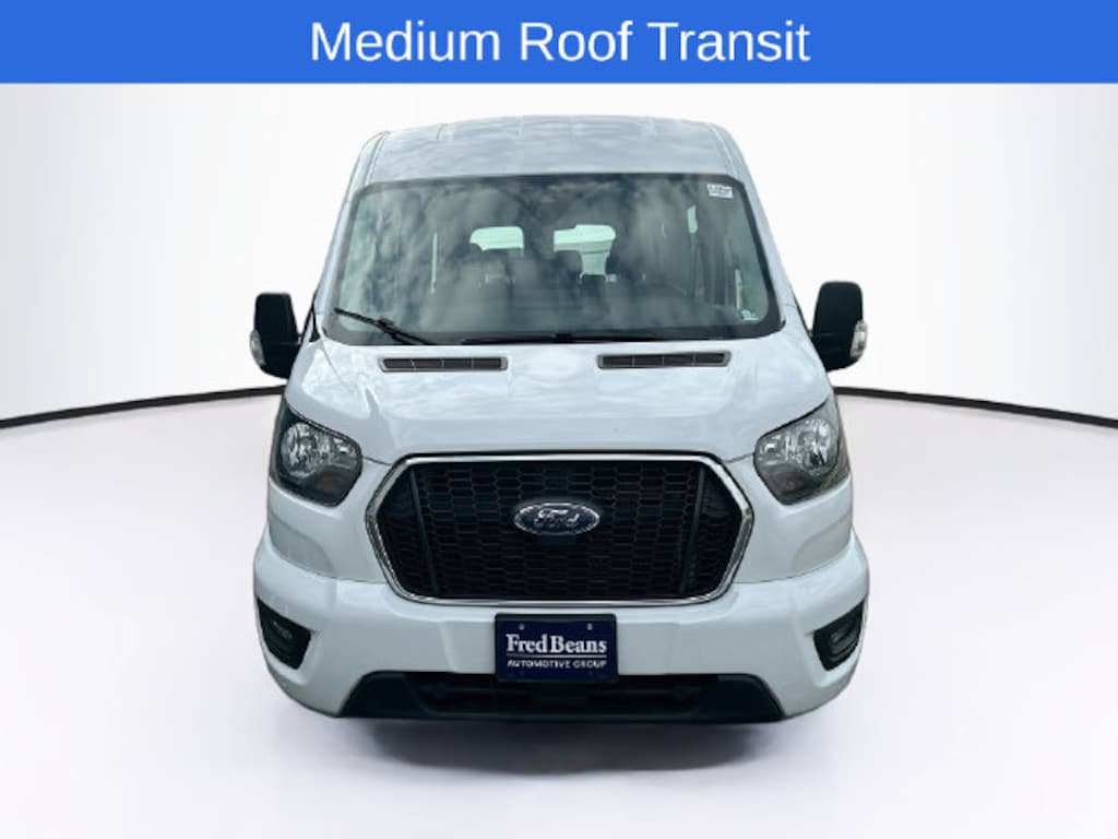 Certified 2023 Ford Transit-350 XLT Wagon Medium Roof Van