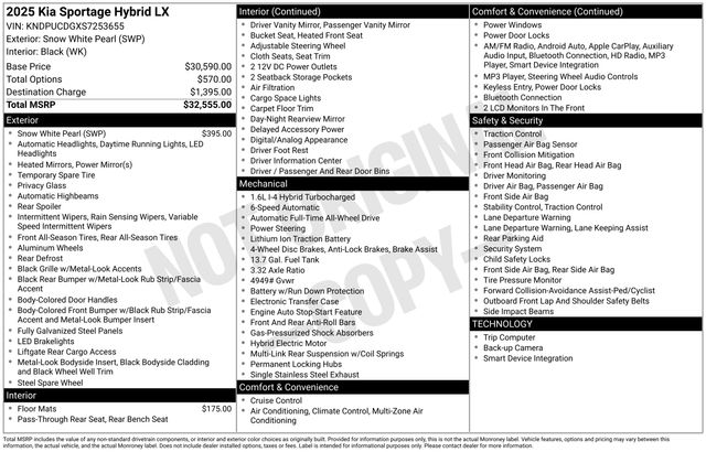 2025 Kia Sportage LX Hybrid - Photo 11