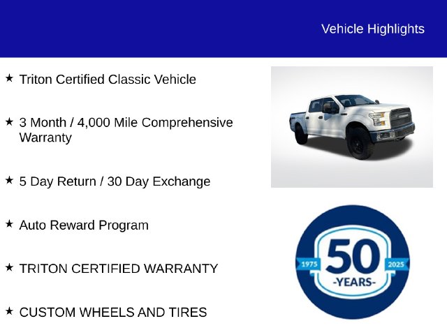 Used 2016 Ford F-150 XLT Truck SuperCrew Cab