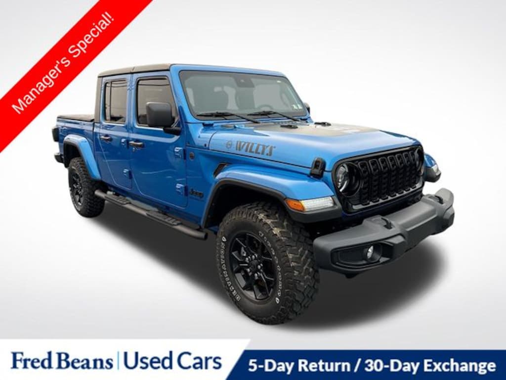 Used 2024 Jeep Gladiator Willys Truck Crew Cab