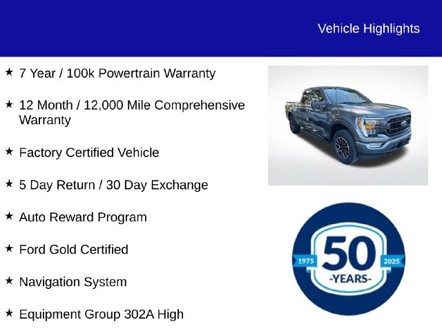 Certified 2023 Ford F-150 XLT Truck SuperCab