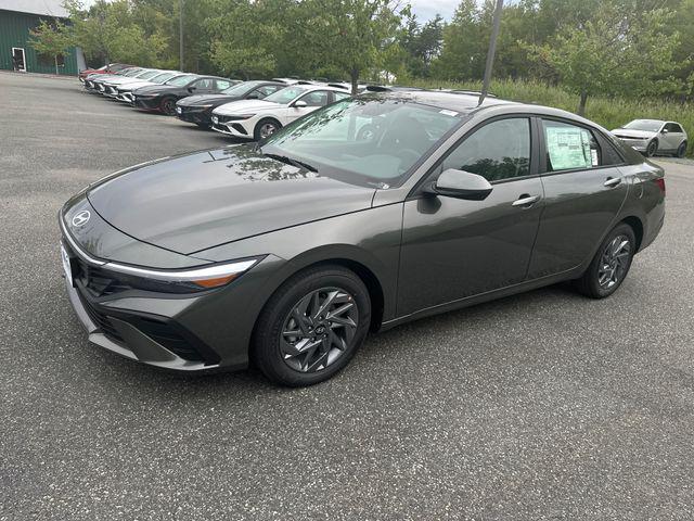 2026 Hyundai Elantra Hybrid Blue Sedan