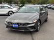 New 2026 Hyundai Elantra Hybrid Blue Sedan