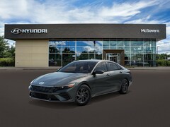 2026 Hyundai Elantra Hybrid Blue Sedan
