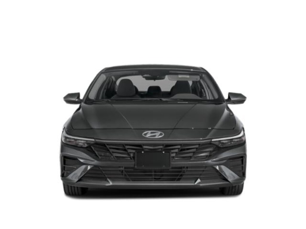 New 2026 Hyundai Elantra Hybrid Blue Sedan