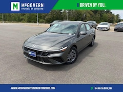 2026 Hyundai Elantra Hybrid Blue Sedan