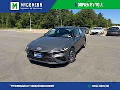 2026 Hyundai Elantra Hybrid Blue Sedan