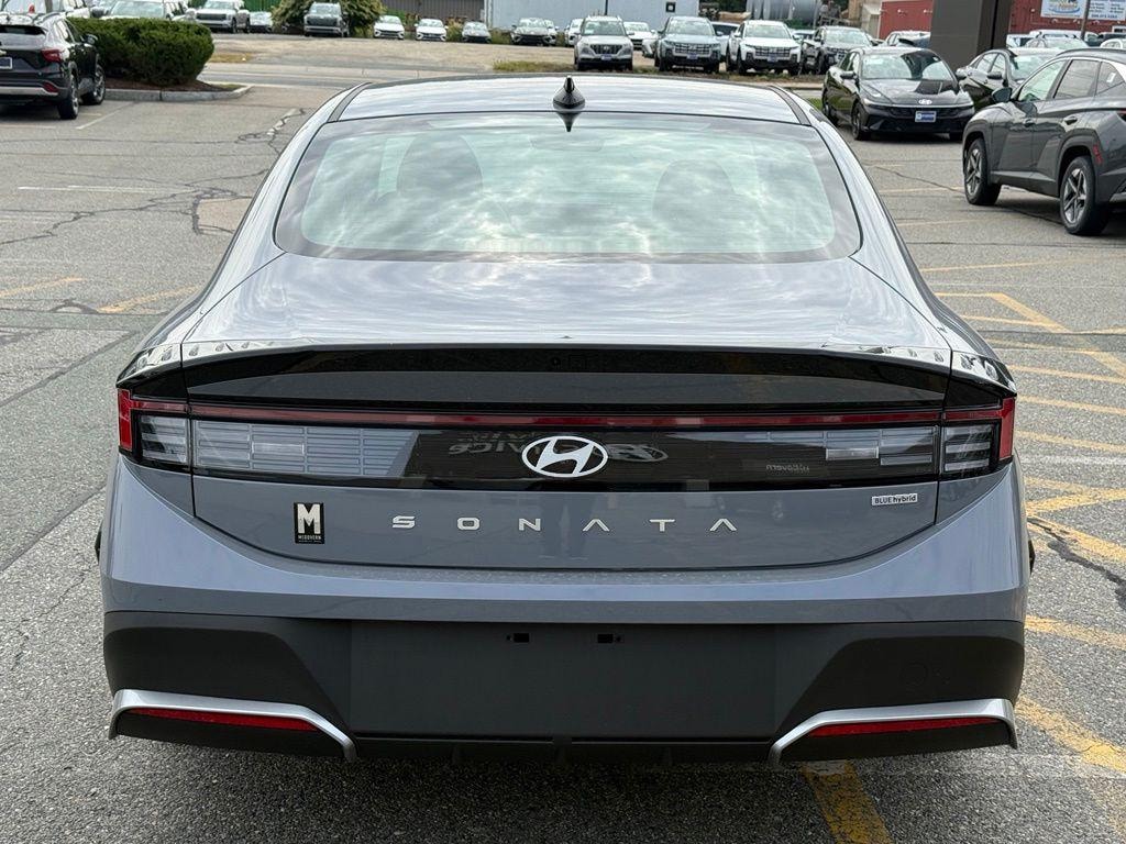 New 2026 Hyundai Sonata Hybrid Blue Sedan