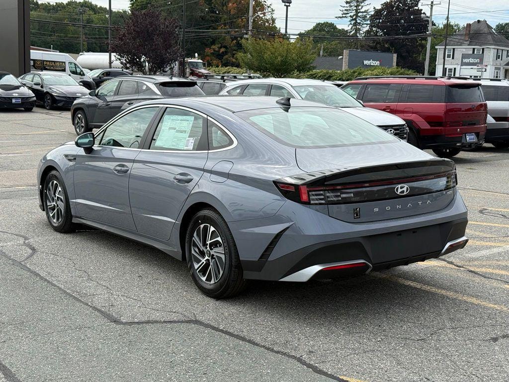 New 2026 Hyundai Sonata Hybrid Blue Sedan