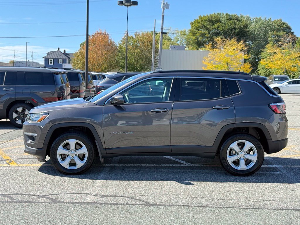 Used 2019 Jeep Compass Latitude with VIN 3C4NJDBB5KT593384 for sale in Milford, MA