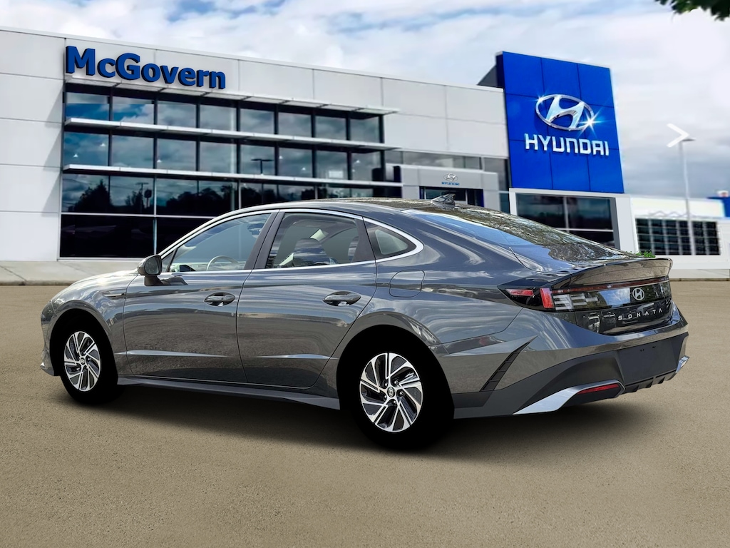 New 2026 Hyundai Sonata Hybrid Blue Sedan