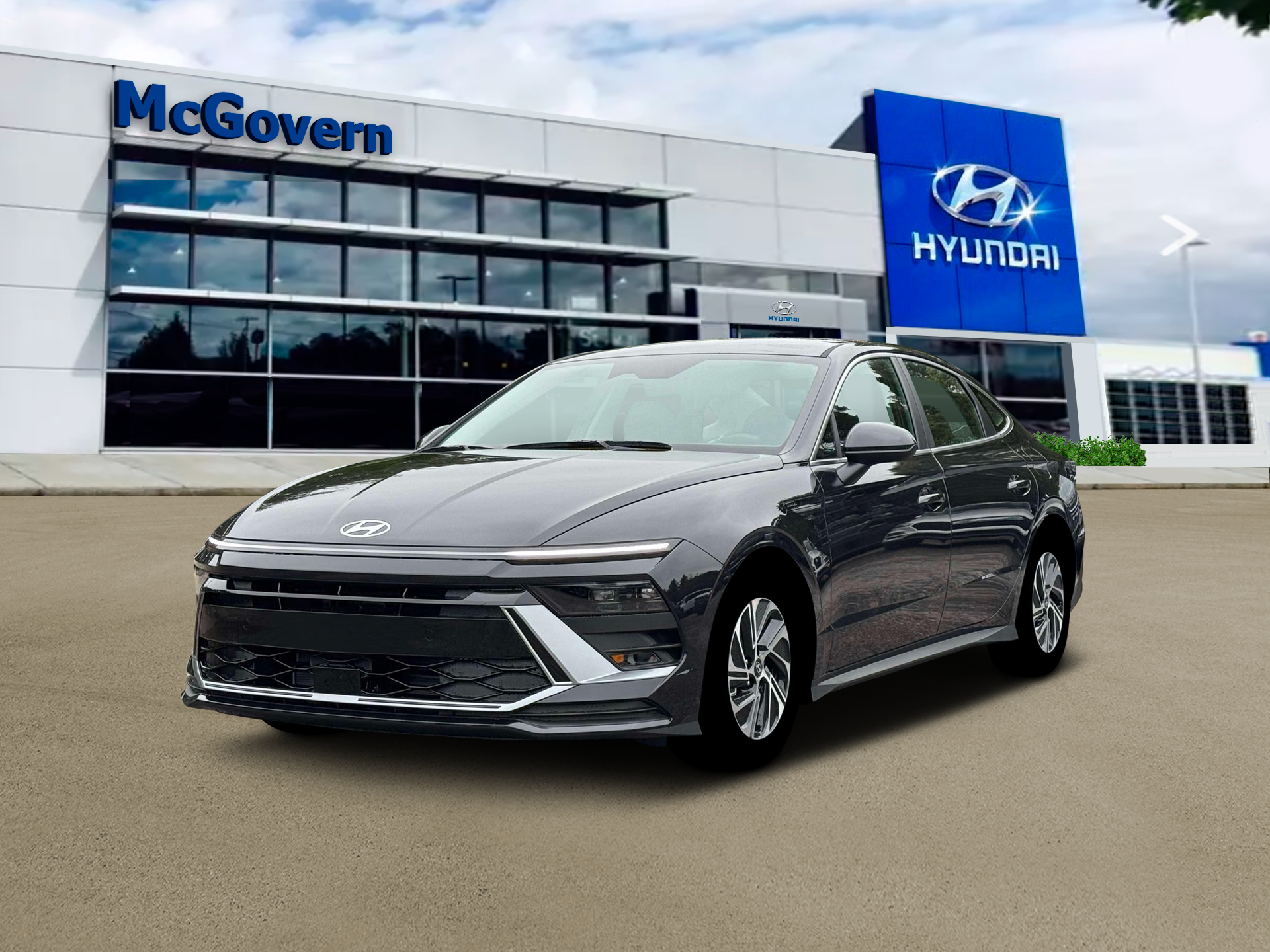 2026 Hyundai Sonata Hybrid Blue Sedan