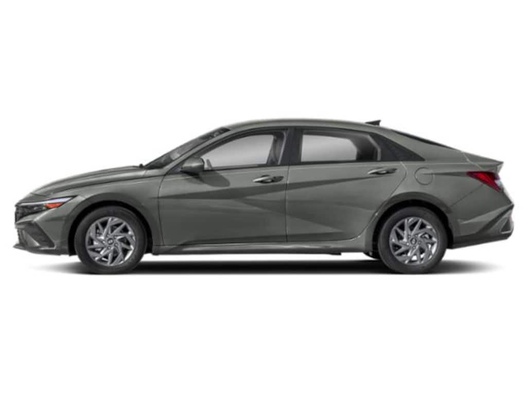 New 2026 Hyundai Elantra Hybrid Blue Sedan