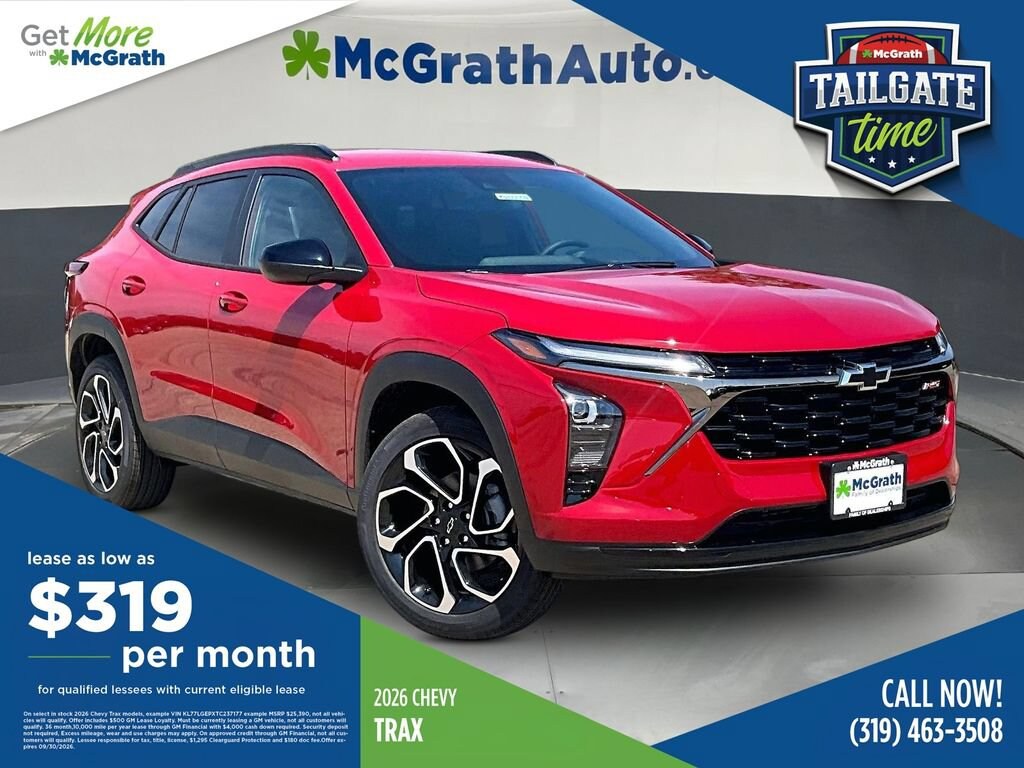 New 2026 Chevrolet Trax 2RS SUV