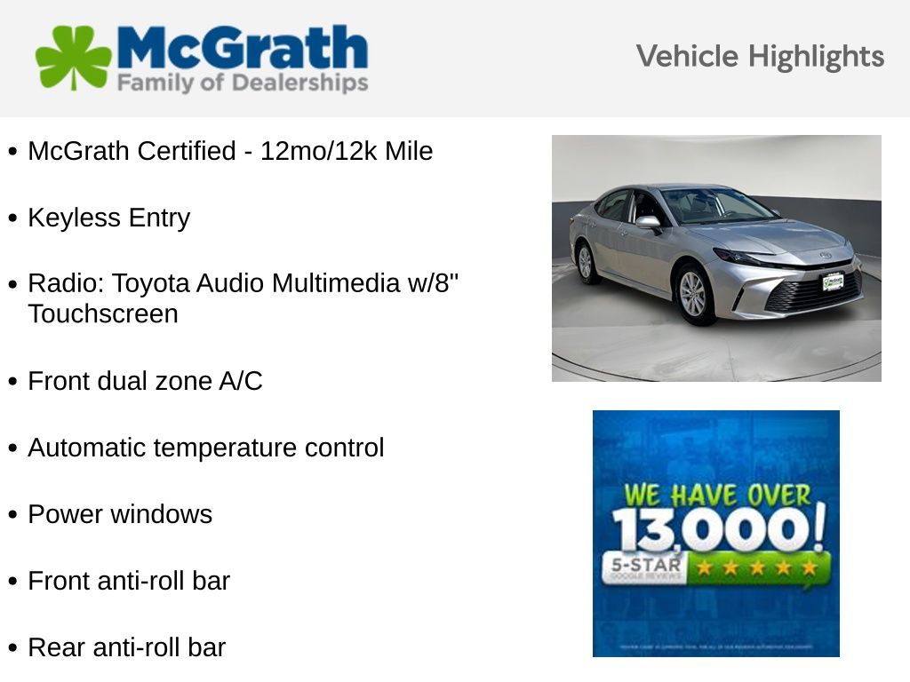 2025 Toyota Camry LE - Photo 6