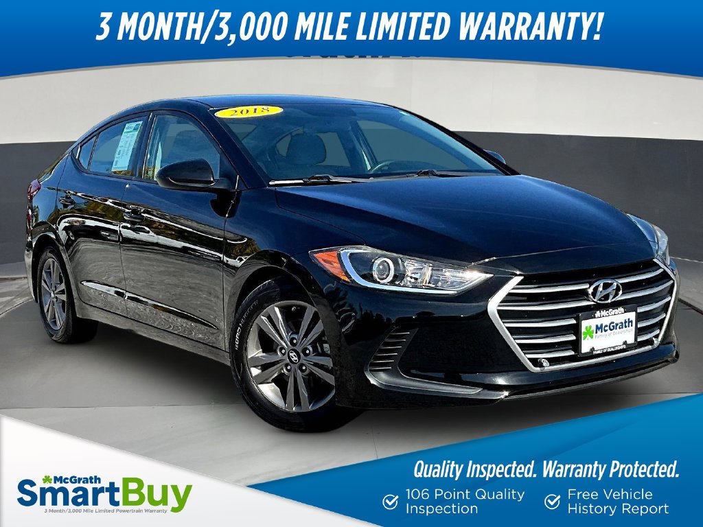 Certified 2018 Hyundai Elantra SEL Sedan