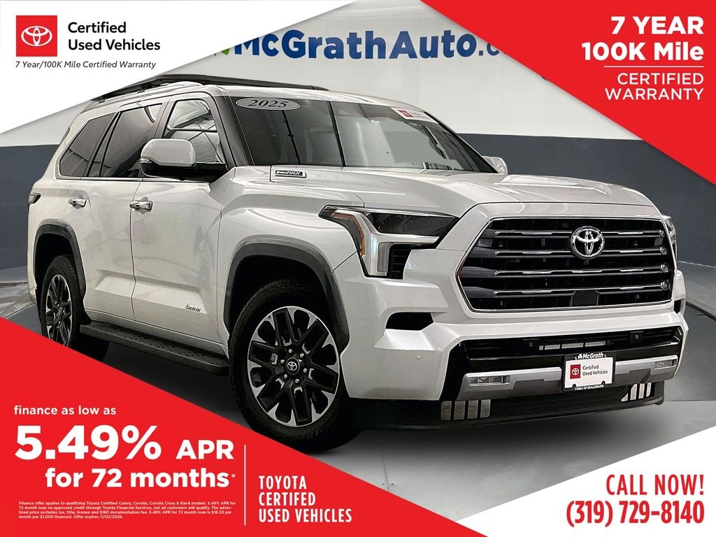 Certified 2025 Toyota Sequoia Limited SUV