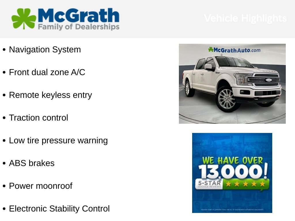 Used 2018 Ford F-150 Limited Truck