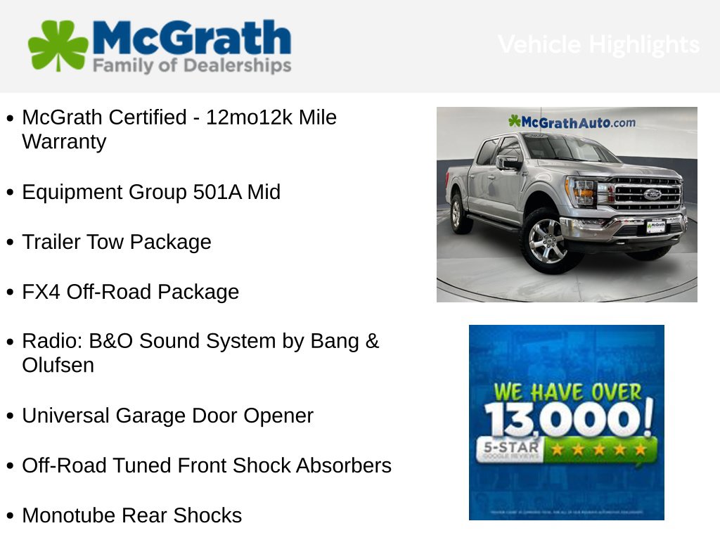 Used 2021 Ford F-150 Lariat Truck