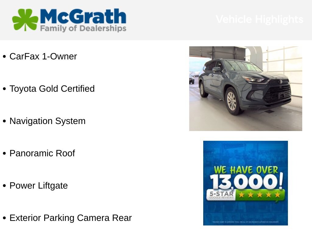 Certified 2025 Toyota Grand Highlander XLE SUV