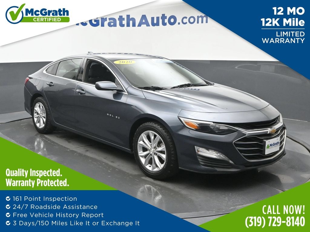 Certified 2020 Chevrolet Malibu LT Sedan