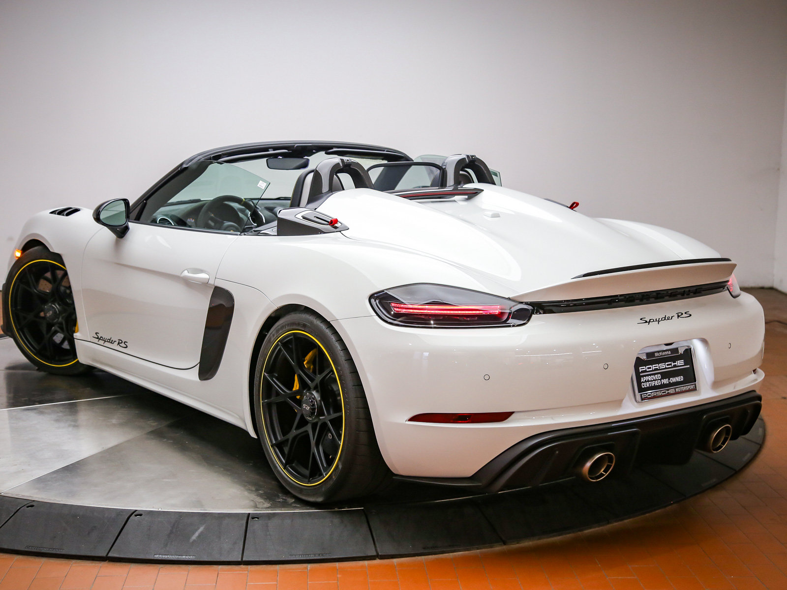Certified 2025 Porsche 718 Spyder RS Convertible