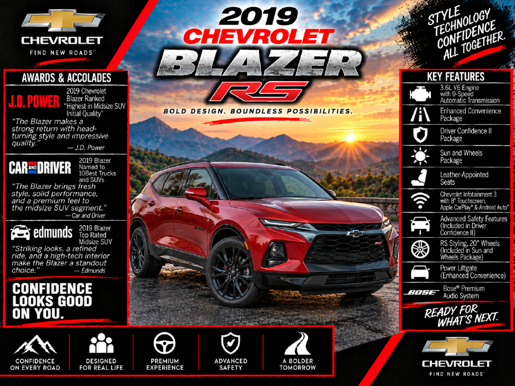 Certified 2019 Chevrolet Blazer RS SUV