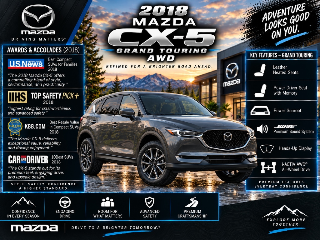 Certified 2018 Mazda CX-5 Grand Touring SUV