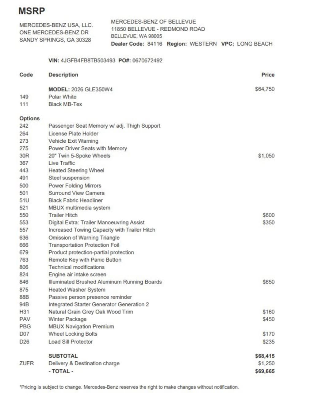 Certified 2026 Mercedes-Benz GLE 4MATIC SUV