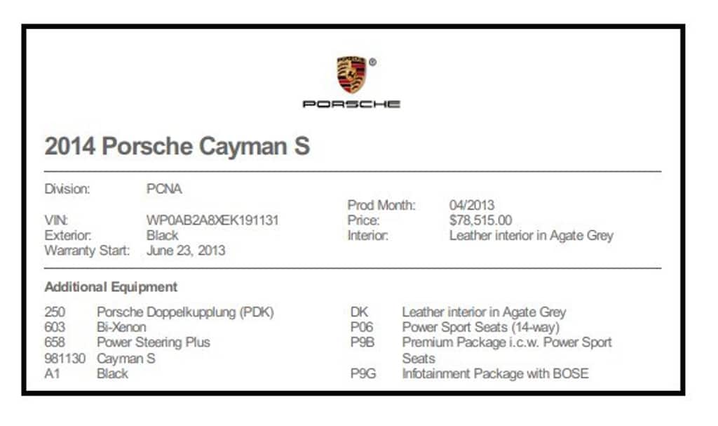 Used 2014 Porsche Cayman S Coupe